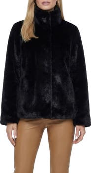 Lyla Grant Fur-Free Mink (Faux Fur) Reversible Short Jacket