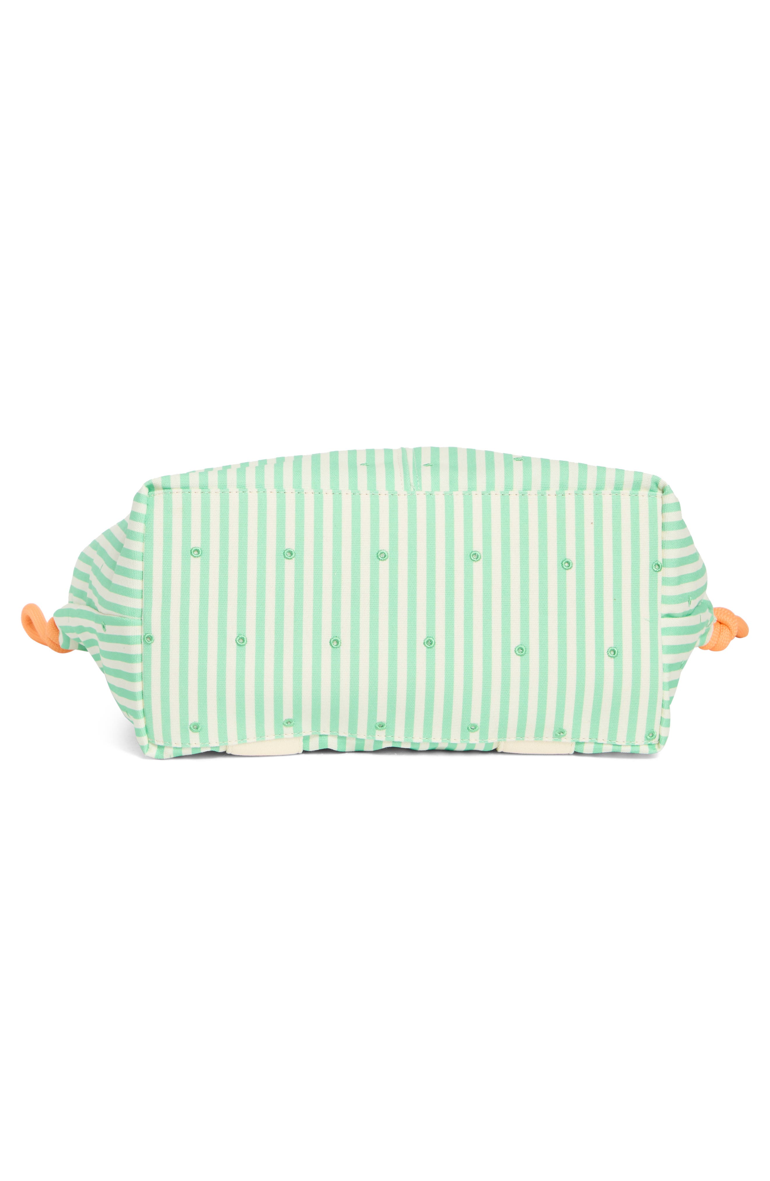 Coastal Carryall Stripe Canvas Tote, Alternate, color, ALOE GREEN STRIPE