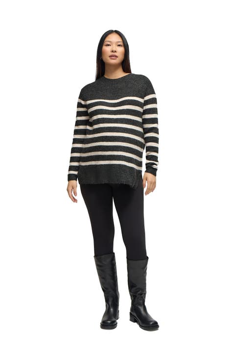 Raglan Maternity Mock Neck Sweater