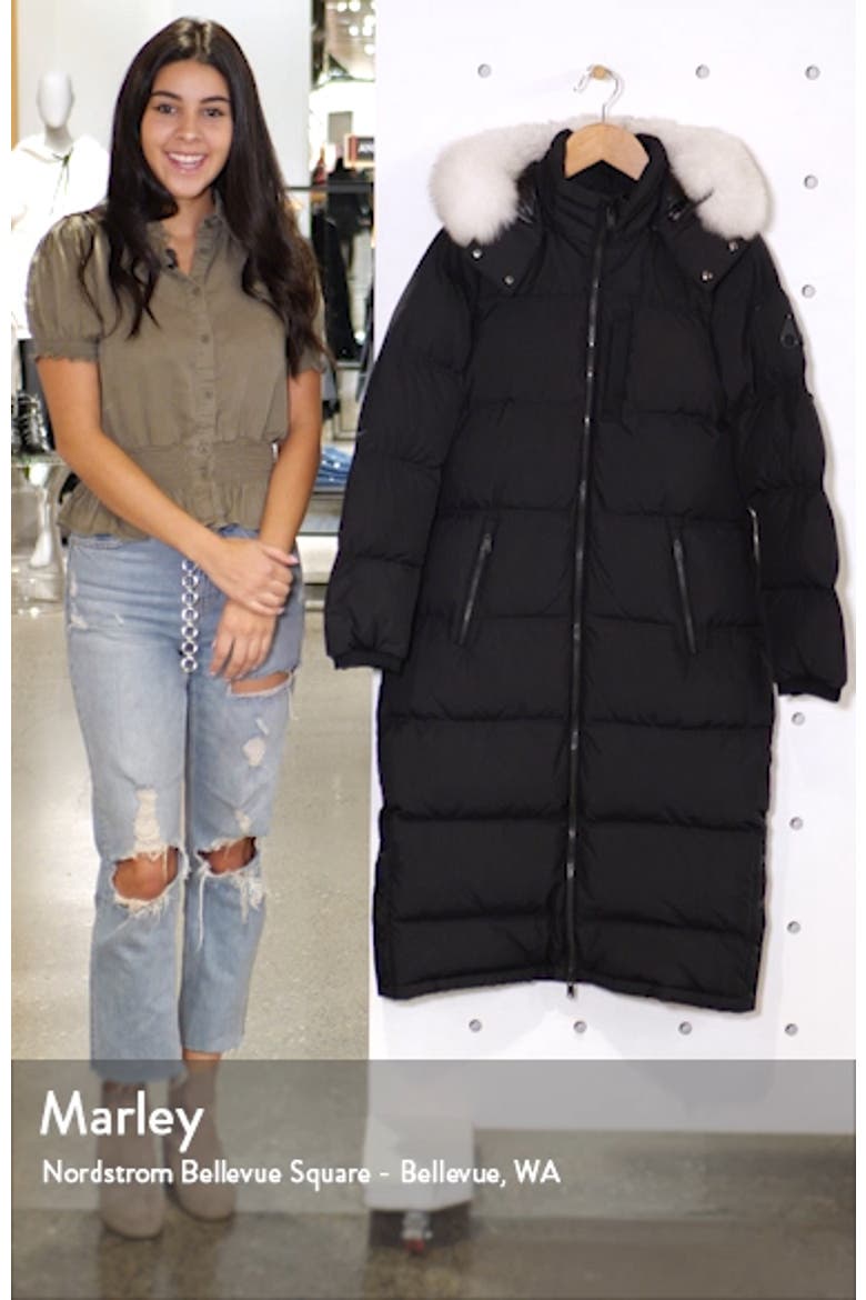 Fox Valley Genuine Fox Fur Trim Down Coat video