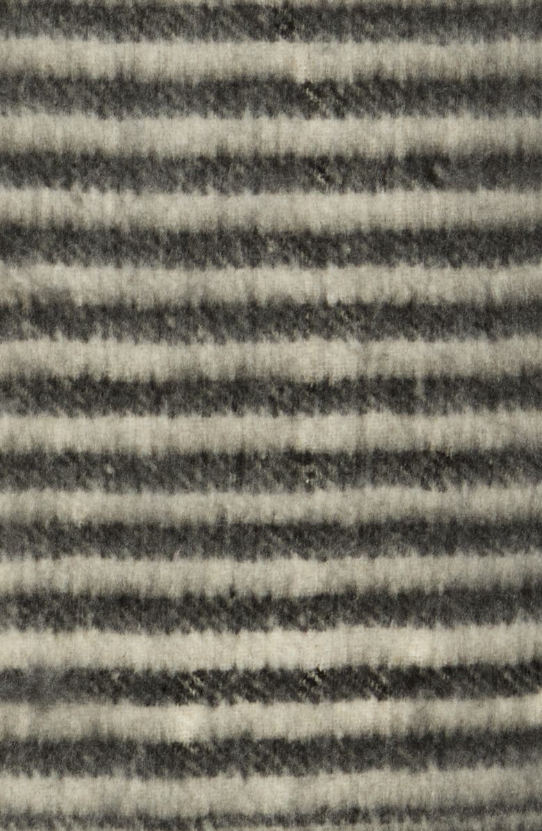 AREA STARS Cozy Stripe Fringe Scarf, Alternate, color, Black