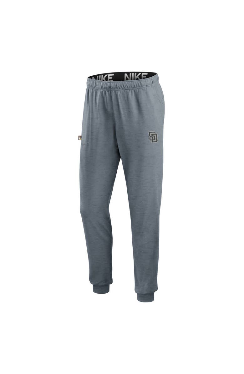 Nike Men's Nike  Heather Gray San Diego Padres Travel Performance Pants, Alternate, color, 