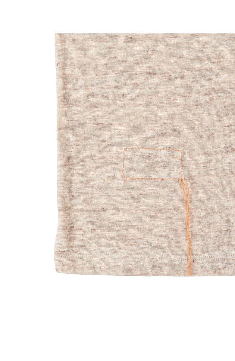 Fortela Long Sleeve Linen T-Shirt, Alternate, color, Camel