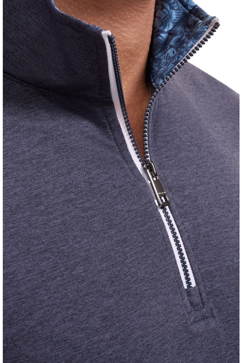 Performance Quarter Zip Pullover, Alternate, color, NAVY