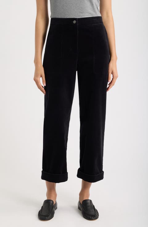 Straight Leg Ankle Pants