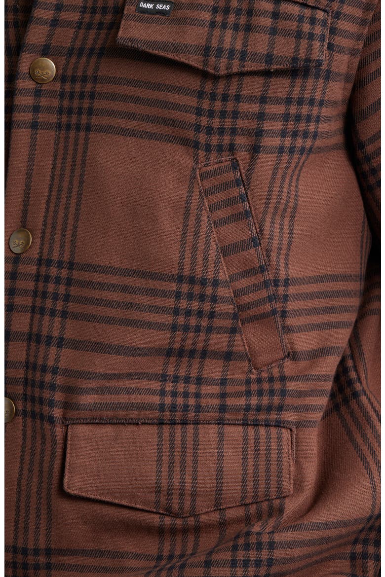 Zilker Cotton Blend Button-Up Shirt, Alternate, color, BROWN