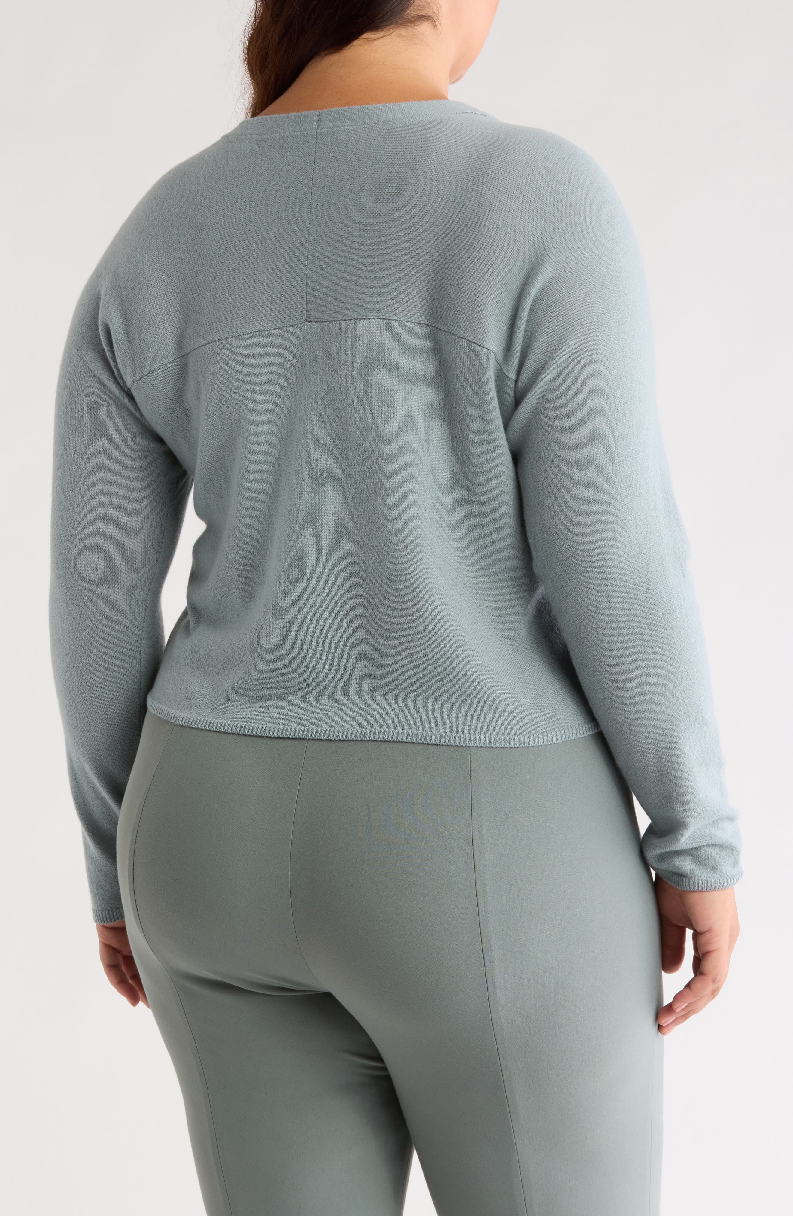 Cashmere V-Neck Cardigan - image 2