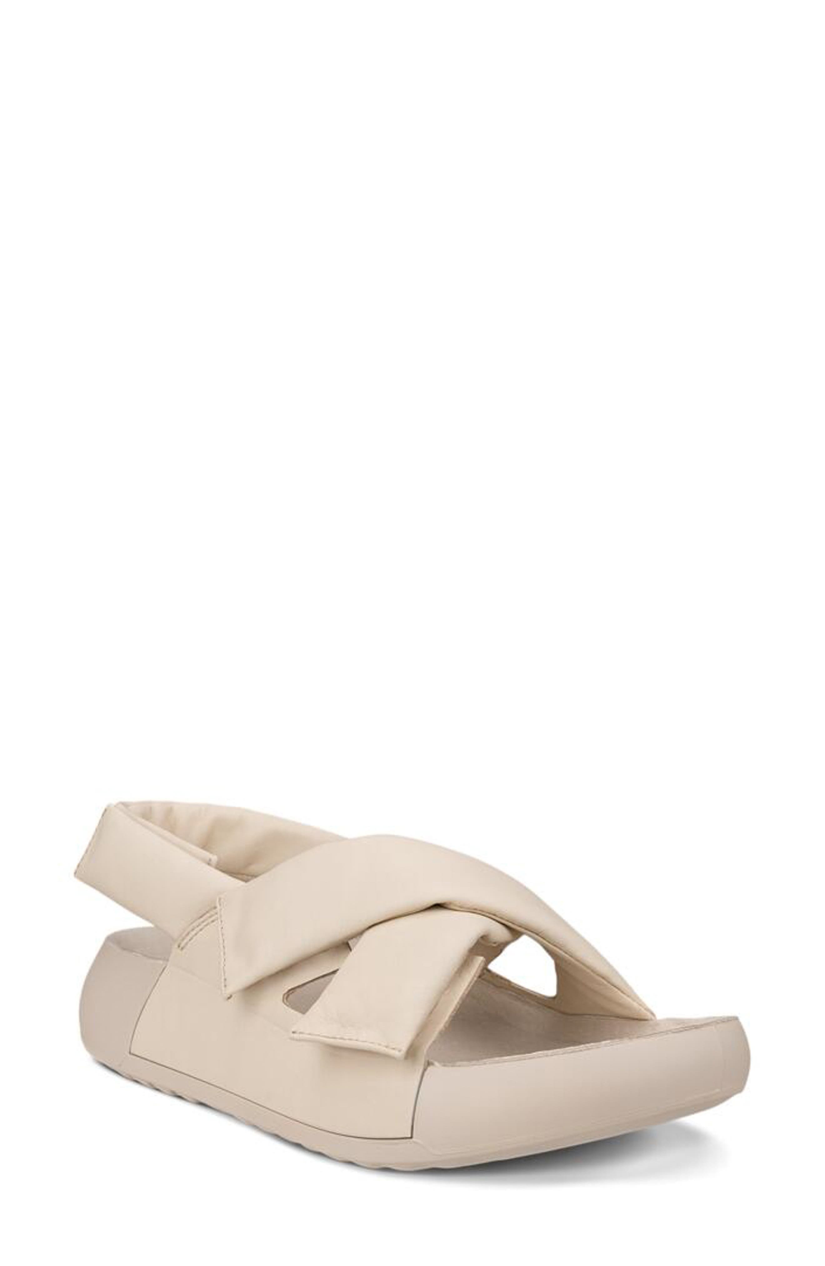 ECCO Cozmo PF Water Resistant Platform Sandal, Main, color, Limestone