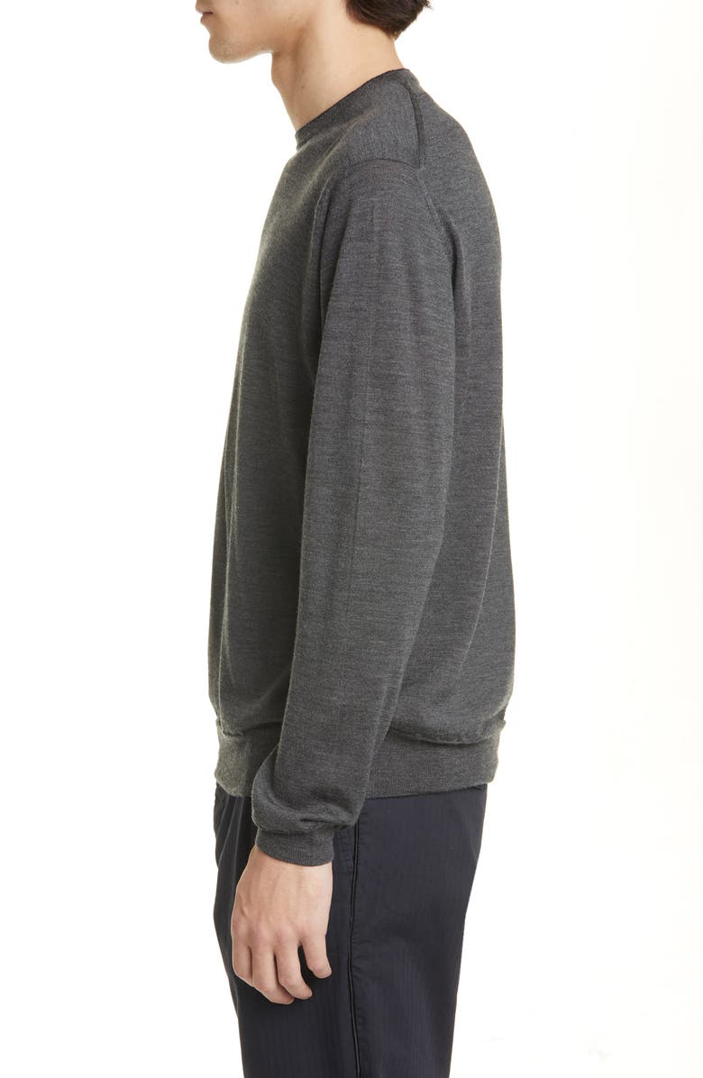 Eleventy Fine Gauge Merino Wool & Silk Crewneck Sweater, Alternate, color, 