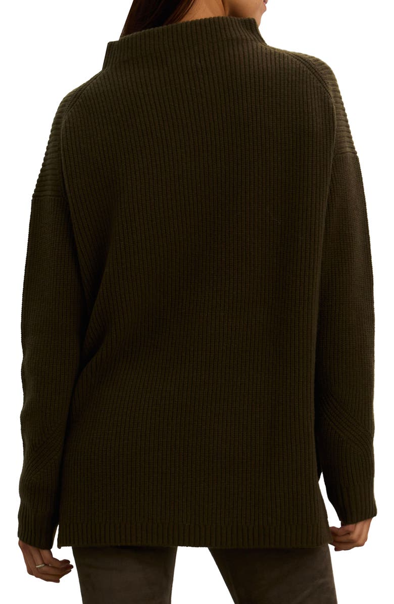 HATCH The Cozy Shaker Turtleneck, Alternate, color, Olive