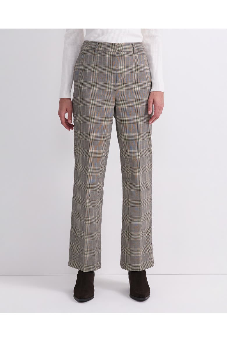 Chelsea High-Rise Check Trousers, Main, color, Multi