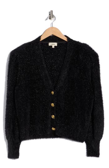 L'agence Talulla Crop Cardigan In Black