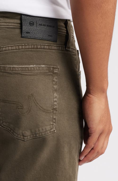 Ag Everett Slim Straight Leg Jeans In Brown