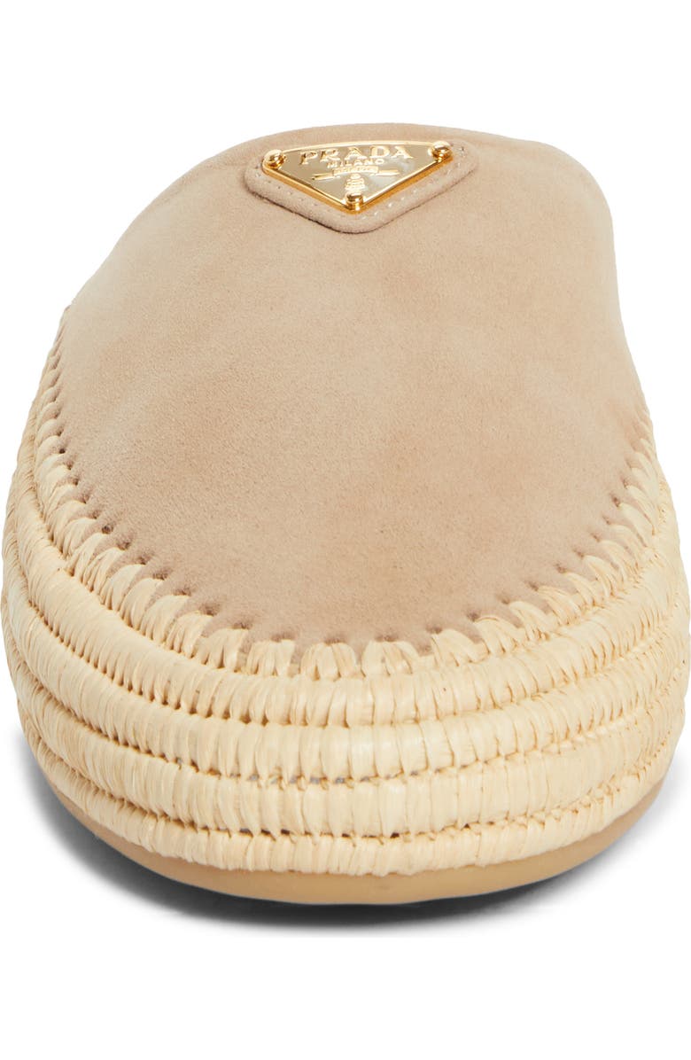 Prada Sabot Raffia Mule, Alternate, color,
