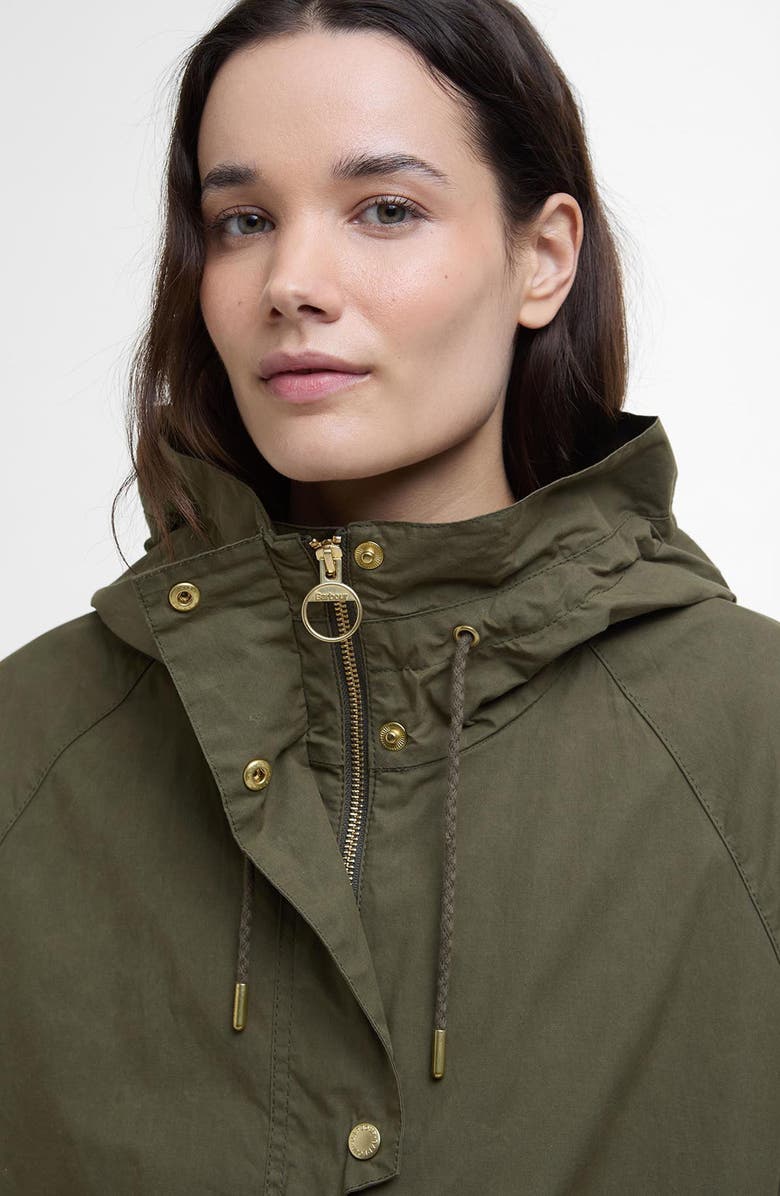 Barbour Hayley Colorblock Showerproof Hooded Jacket, Alternate, color, 