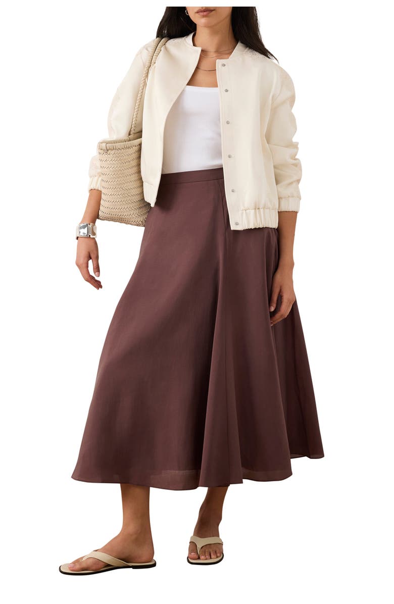 MINT VELVET Satin Lace Trim Bomber Jacket, Alternate, color, Cream