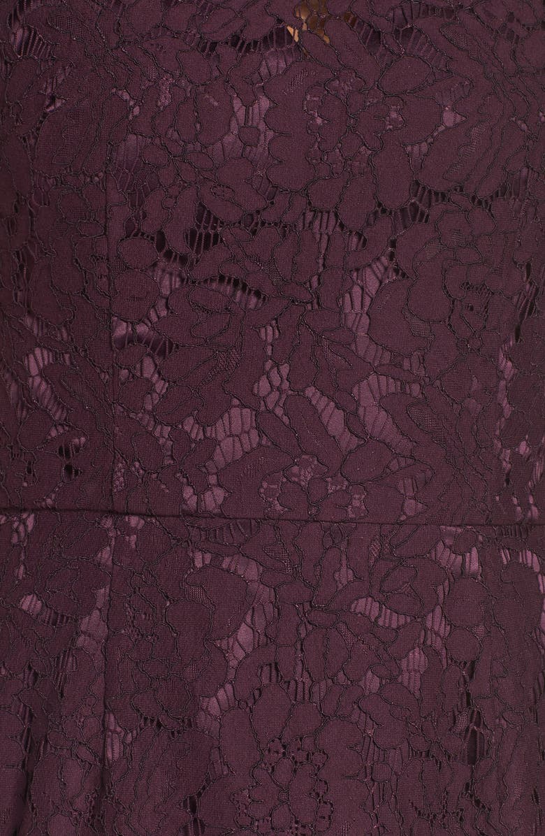 Vince Camuto Open Back Lace Sheath Dress, Alternate, color,