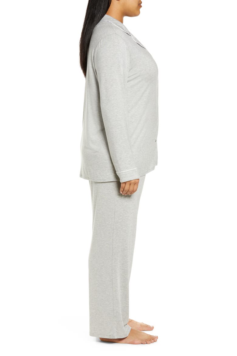 Moonlight Eco Knit Pajamas, Alternate, color, GREY HEATHER