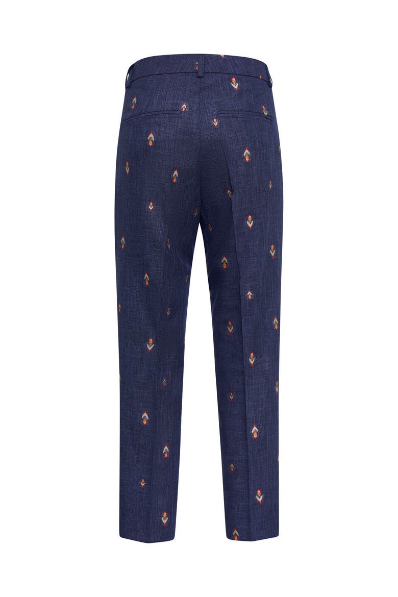 Signature Straight Leg Cropped Trousers, Alternate, color, Jeansblue