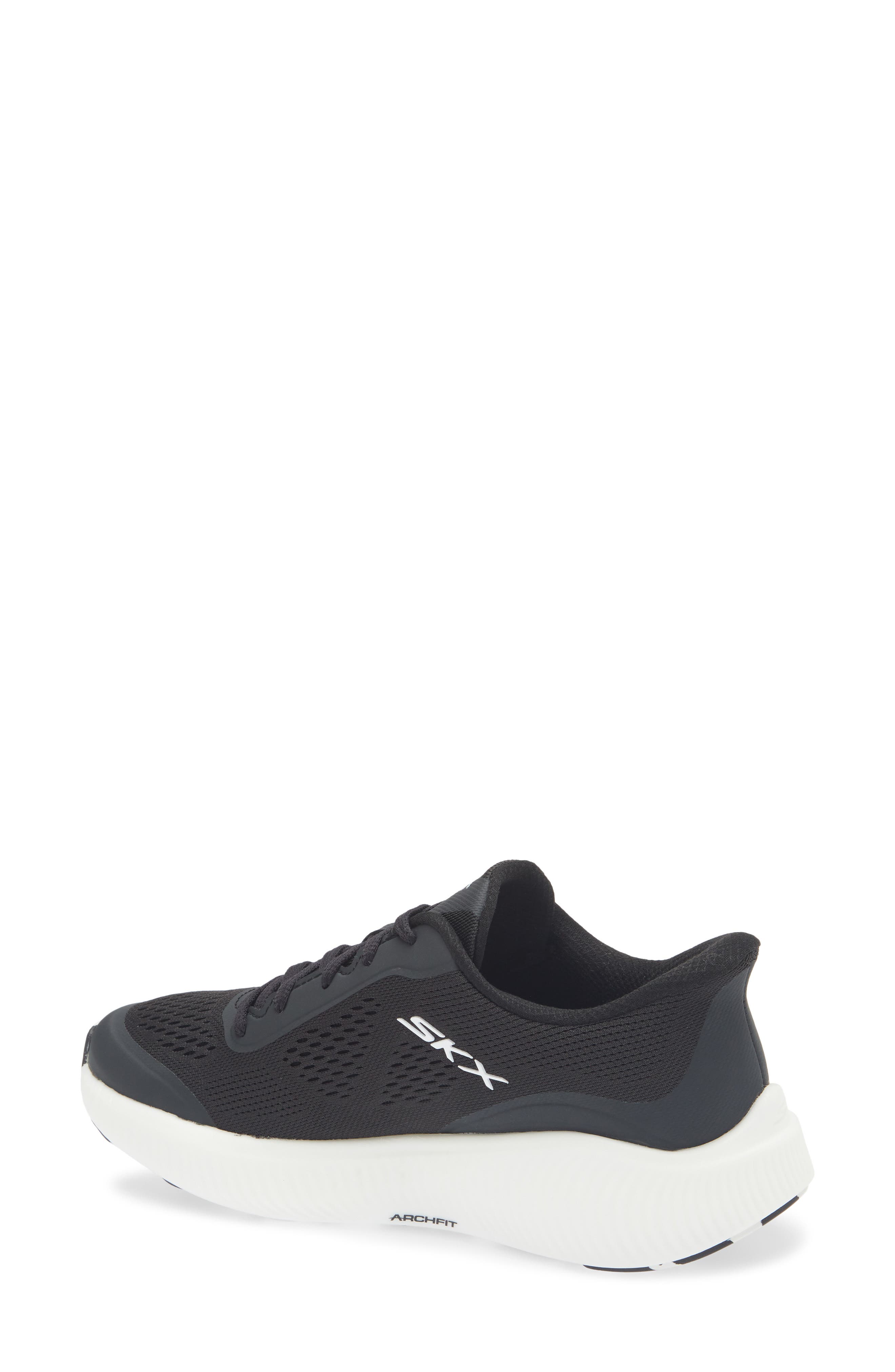 SKECHERS Slip-Ins<sup>®</sup>: Arch Fit<sup>®</sup> GO RUN Anywhere<sup>™</sup> Sneaker, Alternate, color, Black/ White