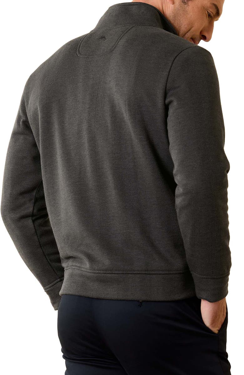 Tommy Bahama New Castle Chevron Quarter Zip Pullover Sweater, Alternate, color,