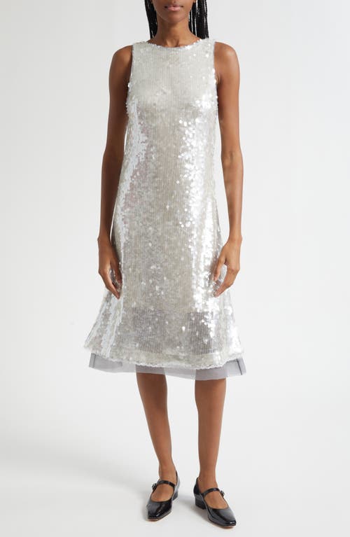 3.1 Phillip Lim Sequin-embellished Midi Dress In Gray