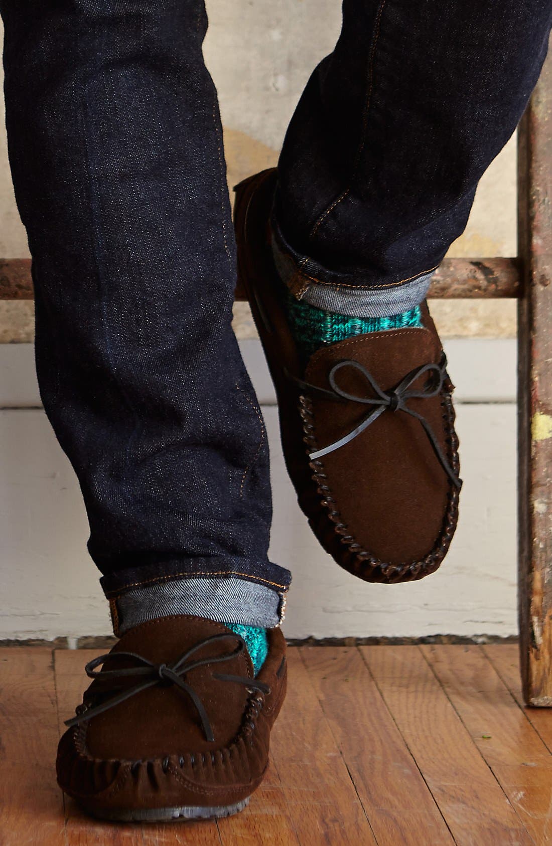 'Casey' Slipper, Alternate, color, CINNAMON