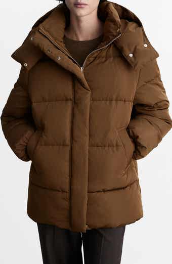 MANGO Channel Quilted Coat