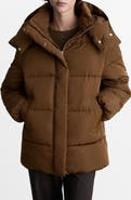 MANGO Channel Quilted Coat