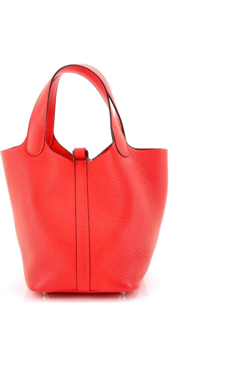 Pre-Owned Hermes Picotin Lock Bag Clemence PM, Alternate, color, Orange Field