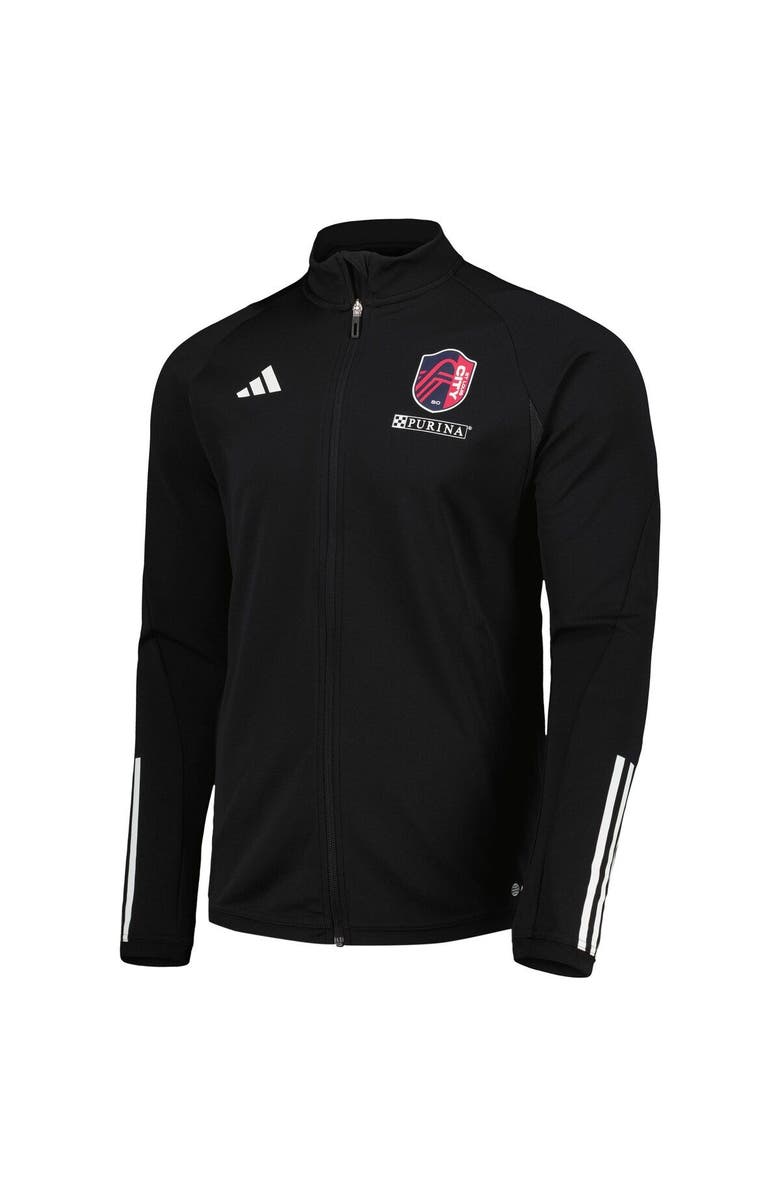 adidas Men's adidas Black St. Louis City SC 2023 On-Field AEROREADY Full-Zip Training Top, Alternate, color, 
