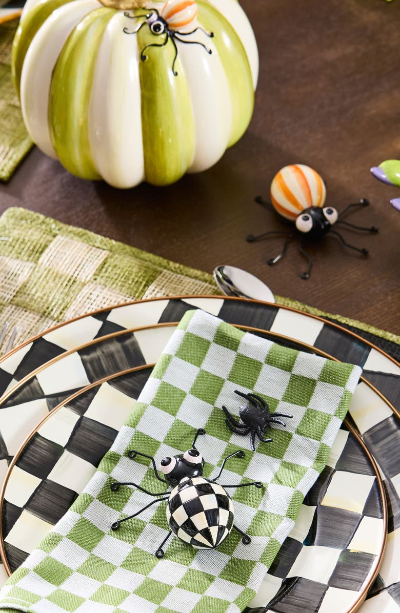 MACKENZIE CHILDS Set of 3 Fergal's Friend Spiders, Alternate, color, Black