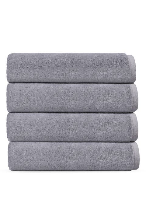 Puresoft 4-Piece Turkish Cotton Bath Sheet