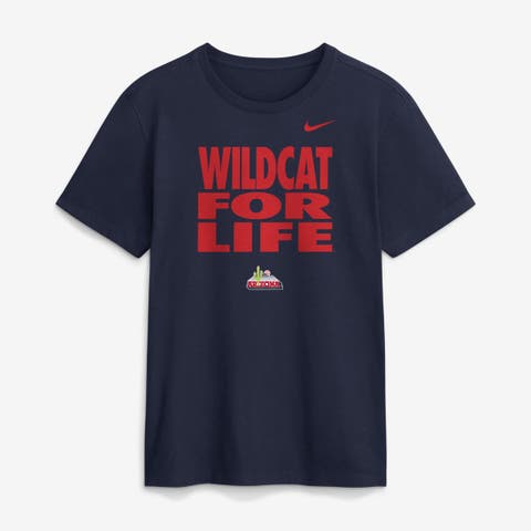 Men's Nike Navy Arizona Wildcats 2026 Sideline Dri-FIT Slogan T-Shirt