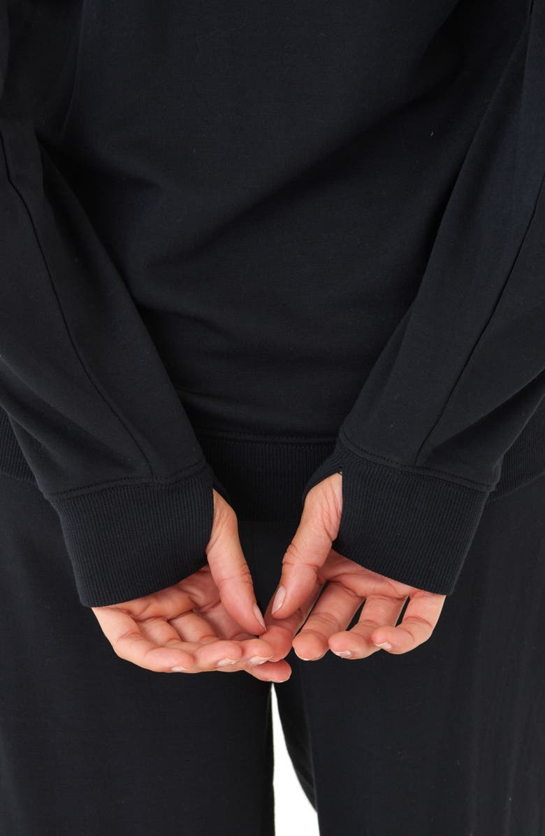 Threads 4 Thought Priscilla Feather Fleece Sweatshirt, Alternate, color, Black