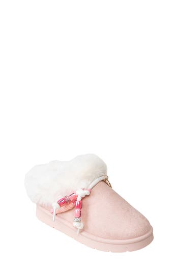 Bebe Kids' Cozy Slipper Bootie In Blush