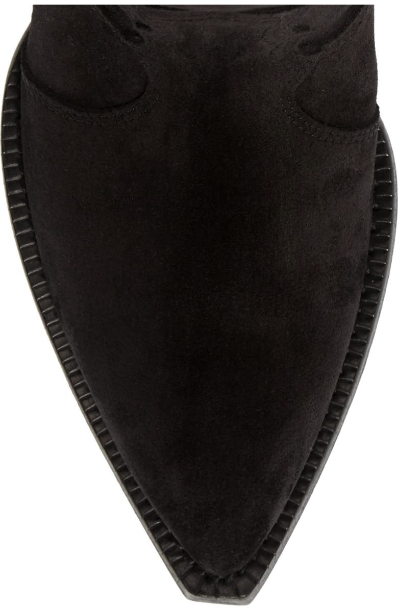 Saint Laurent Houston Suede Cowboy Boot, Alternate, color,