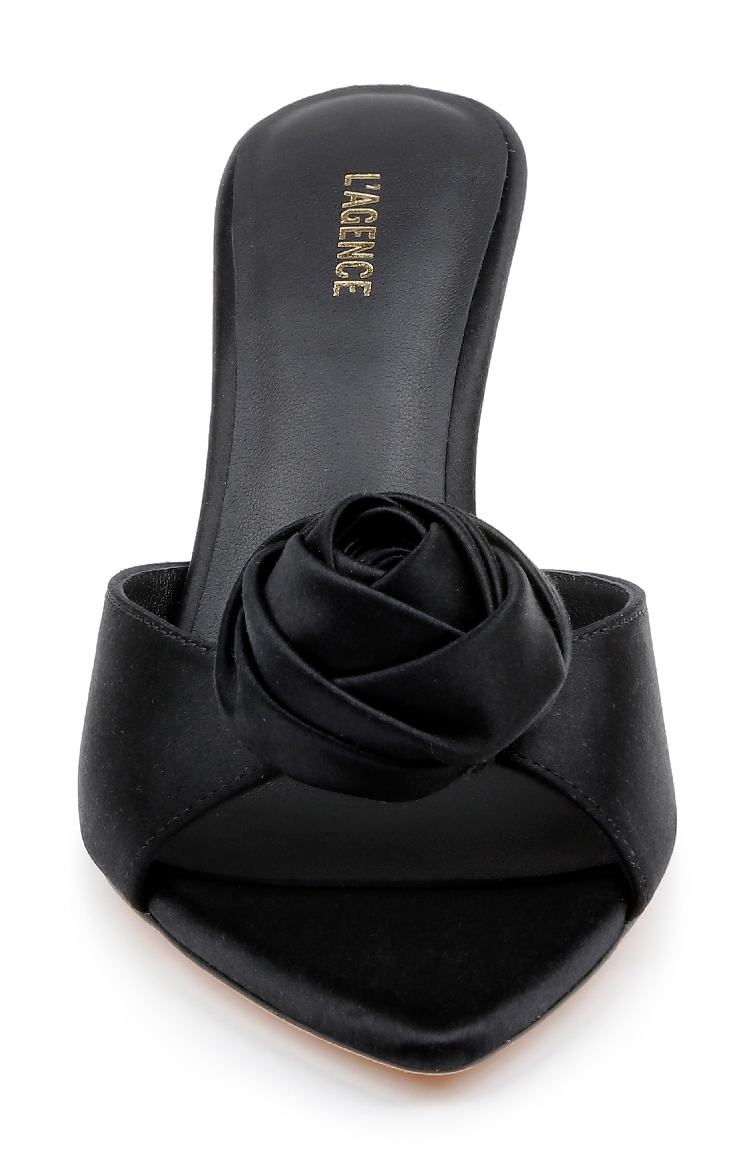 L'AGENCE Felice Pointed Toe Slide Sandal, Alternate, color, 