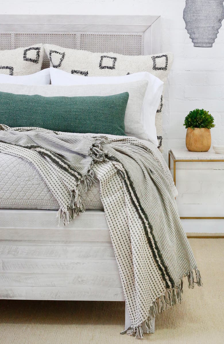 Pom Pom at Home Bowie Big Accent Pillow, Alternate, color, Ivory/ Grey