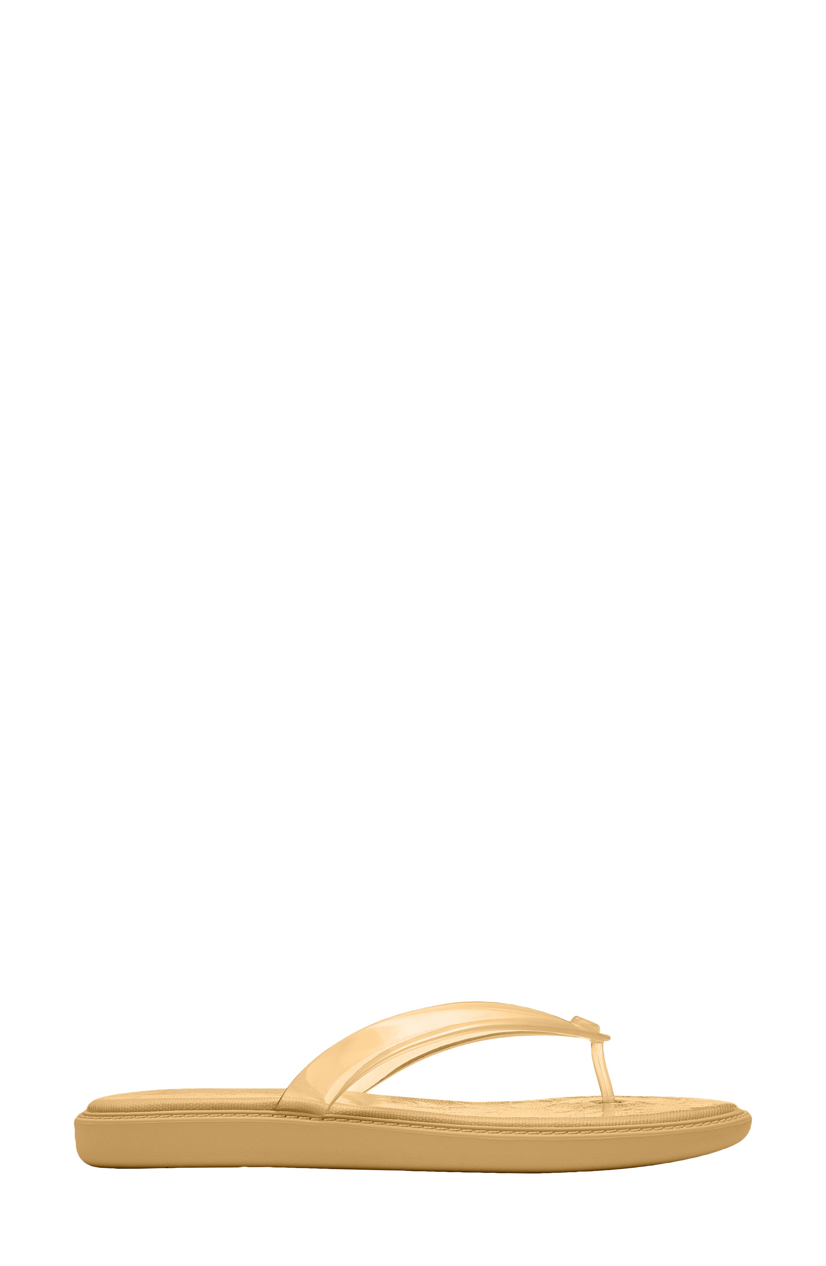 COACH Jelly Flip Flop, Alternate, color, Vanilla