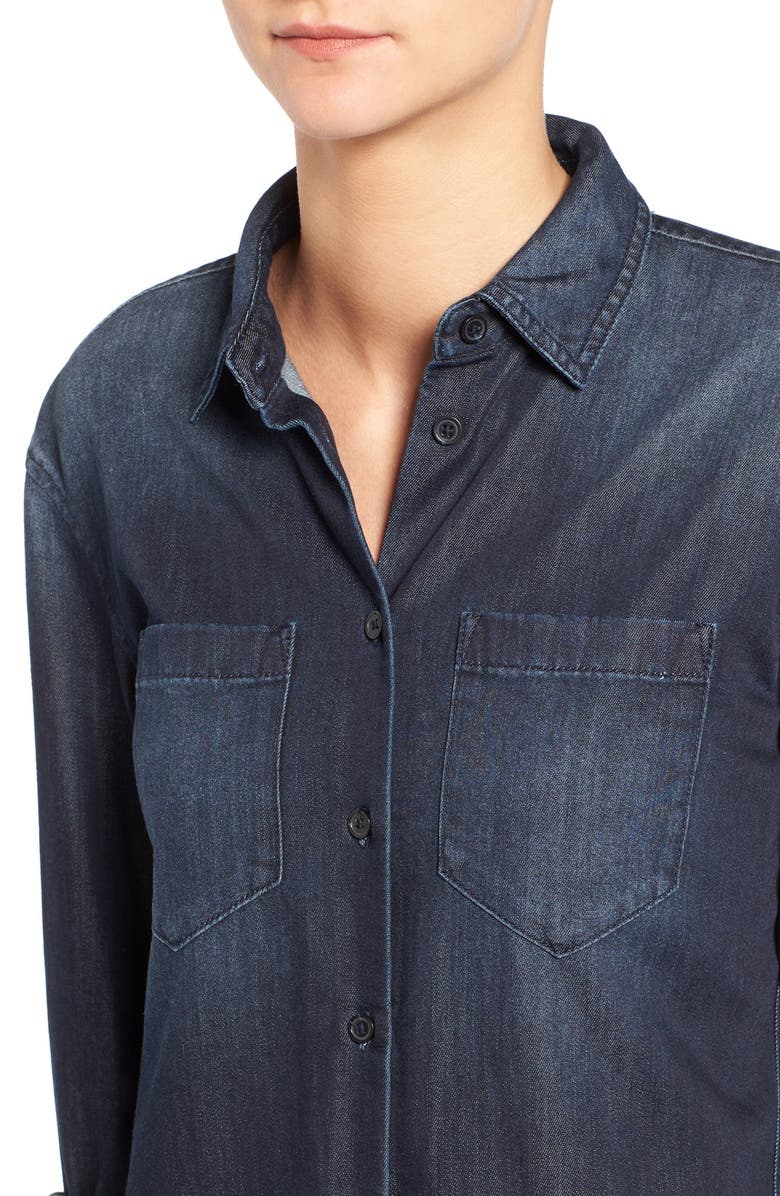 AG Hartley Chambray Shirt, Alternate, color, 