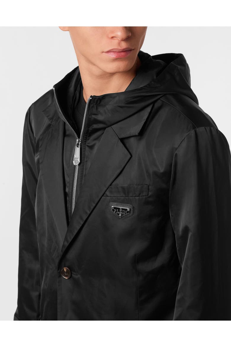 Blazer Hoodie Gigolo Fit Men, Alternate, color, black