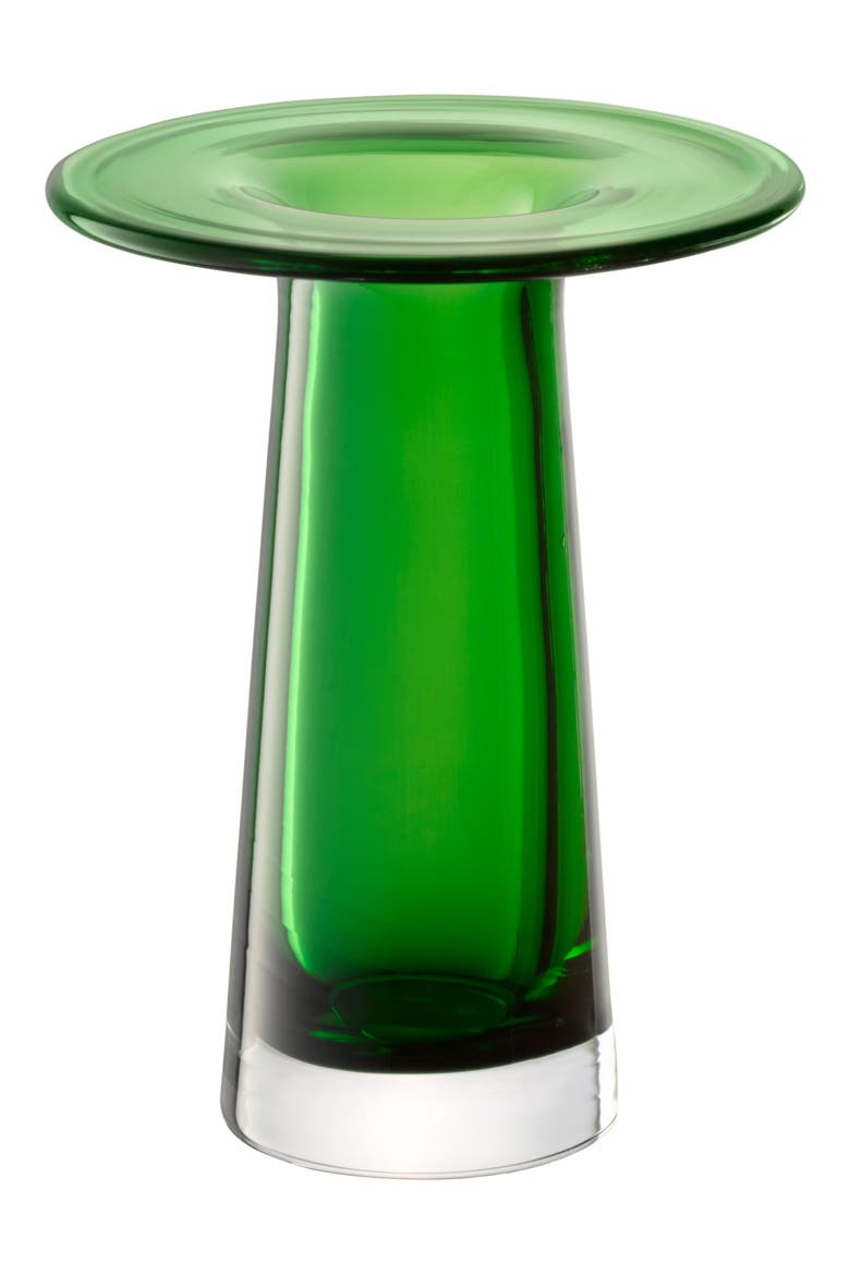 Victoria Glass Vase, Main, color, GREEN