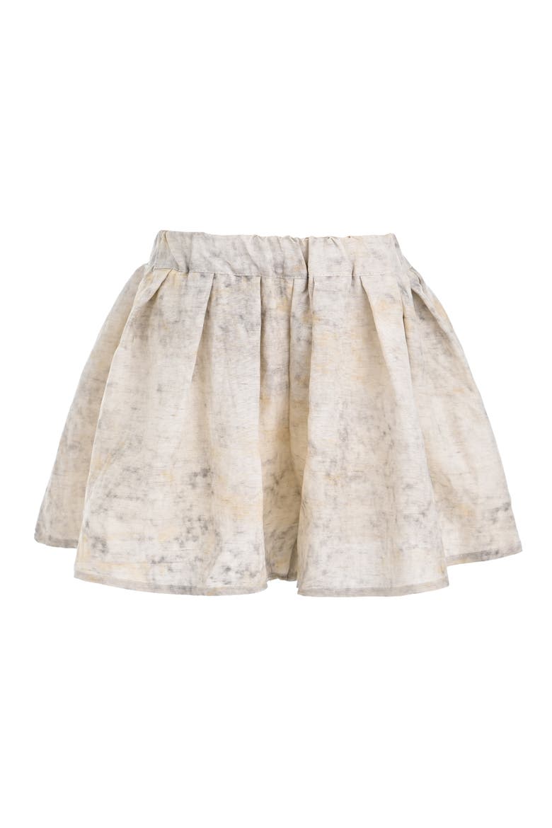 Marble Pleated Two-Piece Set, Alternate, color, Ivory