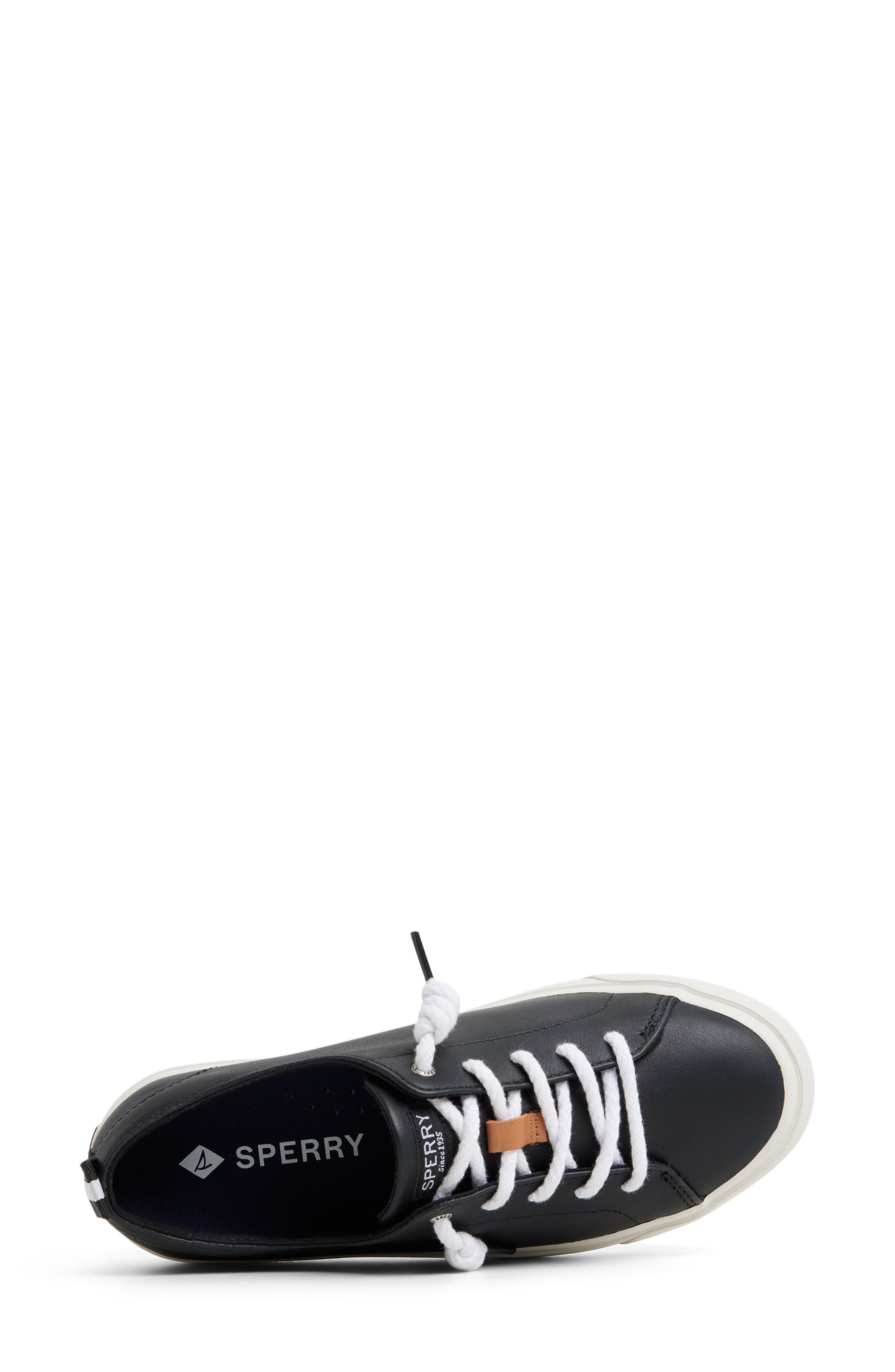 SPERRY TOP-SIDER<sup>®</sup> Cove Lace-to-Toe Sneaker, Alternate, color, Black