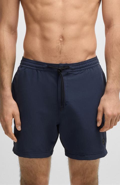 Solid Stretch Swim Trunks