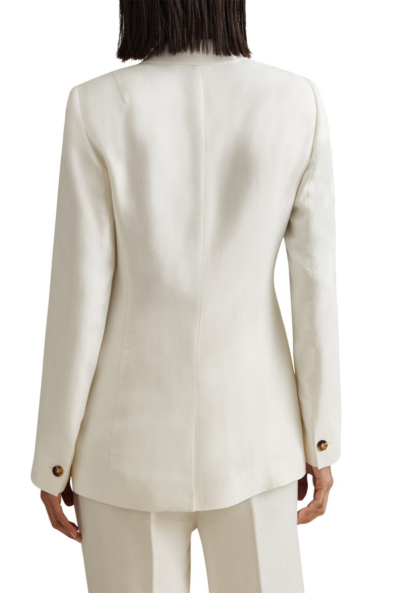 Lori Double Breasted Blazer, Alternate, color, WHITE
