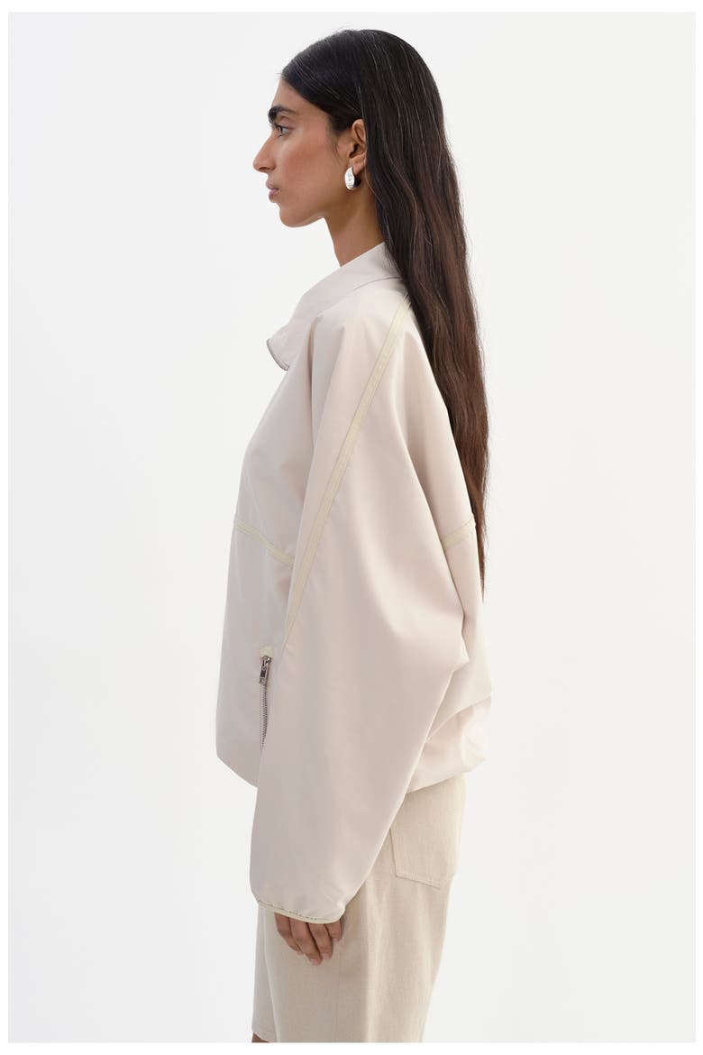 Weslee | Half-Zip Pullover Jacket, Alternate, color, Whisper White