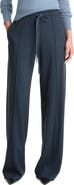 Vince Wool Blend Pull-On Wide Leg Drawstring Pants