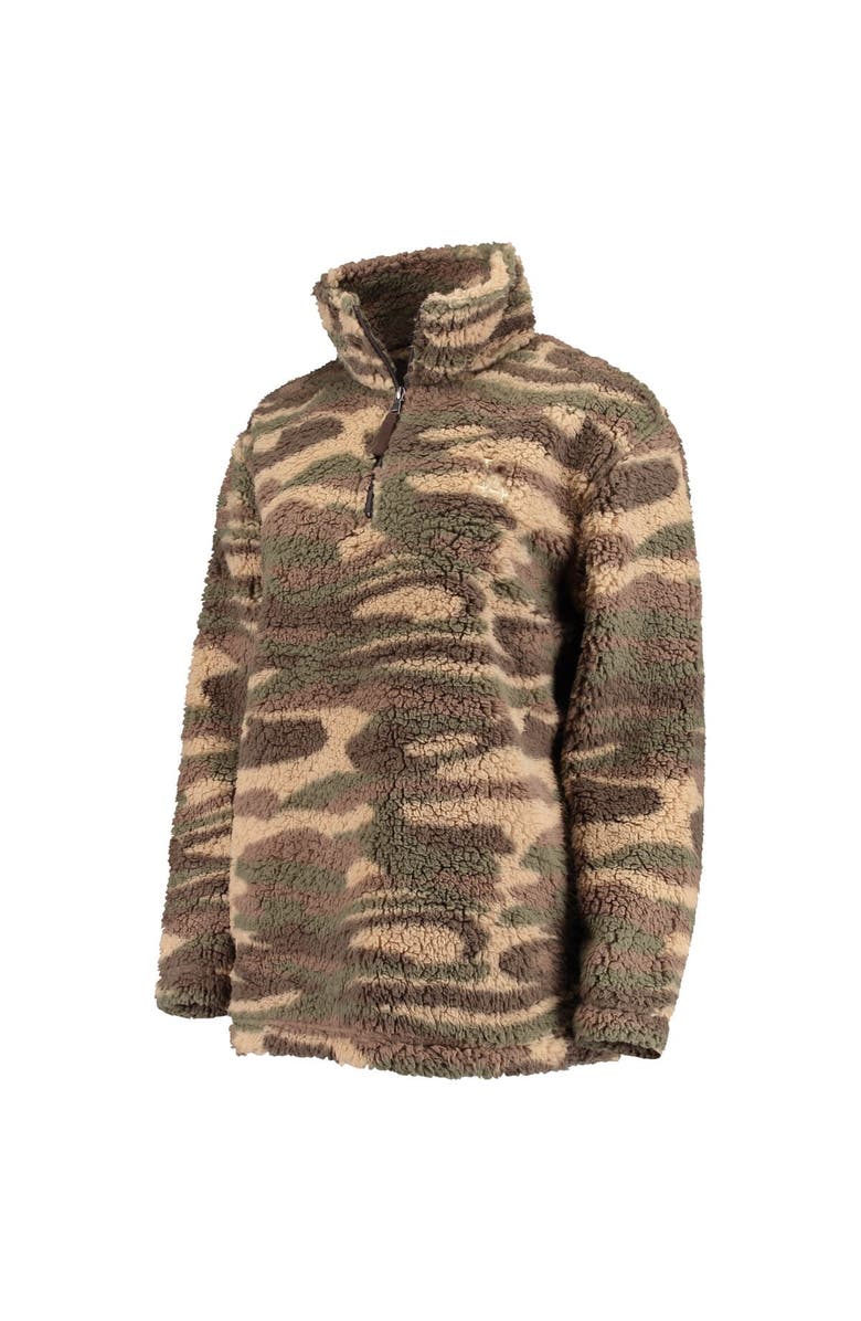 G-III 4HER BY CARL BANKS Women's G-III 4Her by Carl Banks Camo Los Angeles Dodgers Sherpa Quarter-Zip Jacket, Alternate, color, Camo